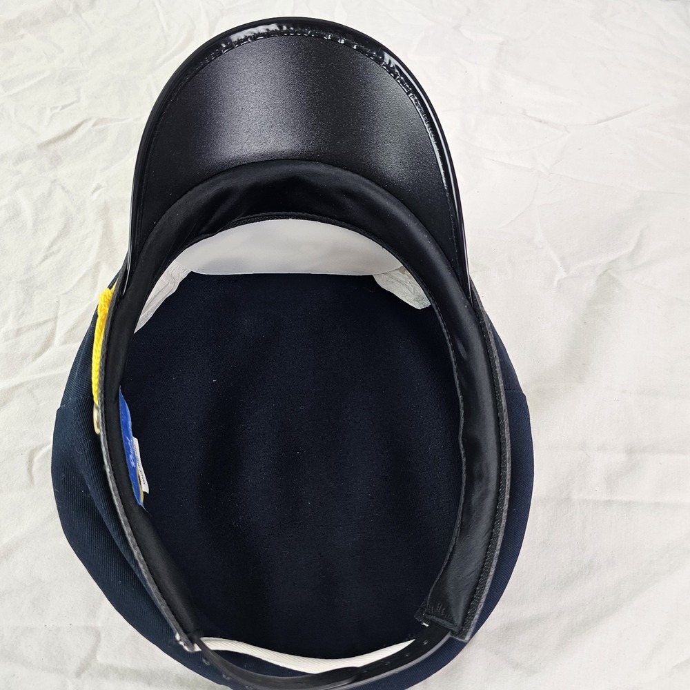 Royal Resortwear Yacht Hat Classic Nautical Captain Style Navy Blue One Size - Picture 6 of 6